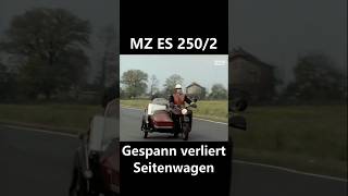 MZ ES 2502 Gespann verliert Seitenwagen [upl. by Naggem]