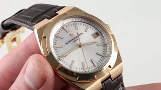 Vacheron Constantin Overseas 4500V000RB127 Luxury Watch Review [upl. by Nwadahs]