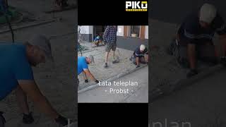 Bobcat e19  kostka pod wiatą  Łata teleplan Probst cz 3 brukarz​ Paving brukarzyoutube short [upl. by Acinomad375]