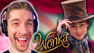 WONKA had me Smiling NONSTOP Reaction  First Time Watching [upl. by Ibib454]