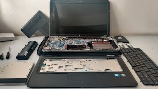 How To Disassemble Any Laptop  Fixing Damaged Hinge  HP Pavilion DV6 [upl. by Adolfo]