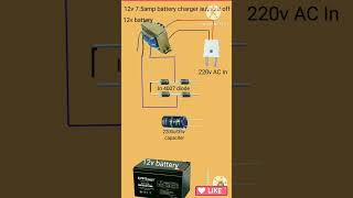 DIY MAKE 12 V 75AMP BATTERY CHARGER AUTO CUT OFF [upl. by Charlotta]