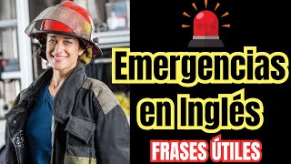 ⛑️🚨Frases Útiles en Situaciones de Emergencia en Inglés 🇺🇸 Aprende y Repite ✅ ingles vocabulary [upl. by Matless]