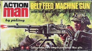 ACTION MAN BELT FED MACHINE GUN REUPLOAD [upl. by Elacim]