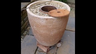 How to make a DIY Tandoor oven with Flower Pots [upl. by Martha]