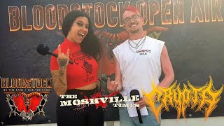 Bloodstock 2024 Interview Crypta [upl. by Bj]