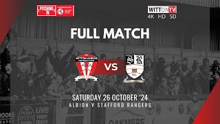 Full Match v Stafford Rangers 26 oct 2024 [upl. by Calva]