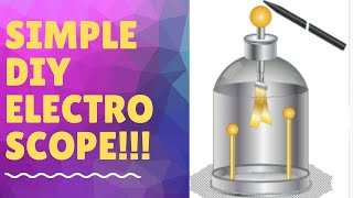 Make Your Own Gold Leaf Electroscope at homeDynamic Innovator [upl. by Efrem]