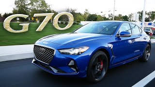 Review 2020 Genesis G70 33T Sport AWD [upl. by Oinafipe42]