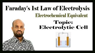 Lesson 6 Faradays 1st Law of Electrolysis  Topic Electrolytic Cell  Electrochemistry [upl. by Asiulana]