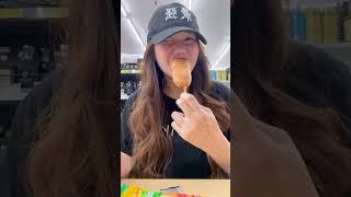 I tried Korean hot dog corn dog at the convenience store in Seoul ASMR mukbang koreanfood [upl. by Nauqan902]