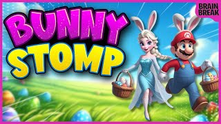 Bunny Stomp 🐰 Easter Brain Break 🐰 Freeze Dance 🐰 Just Dance 🐰 Go Noodle 🐰 Bunny Yoga for Kids [upl. by Koran]