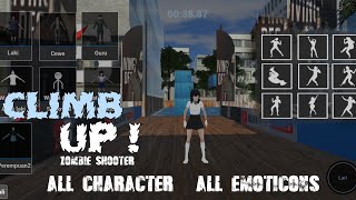 Climb UP Shooter All Character amp All Emoticons [upl. by Notsua]