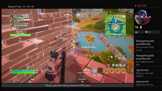 PLAYING FORTNITE WITH VEIWERS  epic commands [upl. by Haem]