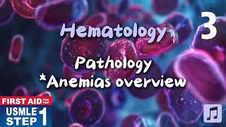 USMLE  First Aid Step 1 Hematology Anemias Overview [upl. by Idnem]