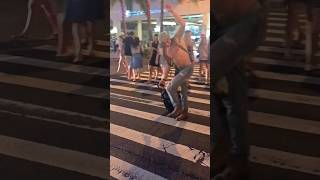 Unexpected Street Show in Waikiki Boombox Dancing and Laughter 🌺 [upl. by Thant]