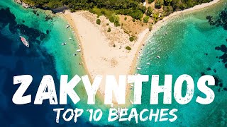 Top 10 Best Beaches in Zakynthos Greece [upl. by Suolkcin380]