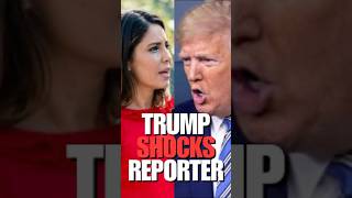 President Trump SHOCKS This Reporter in Heated Clash 😱🚨 shorts [upl. by Narhem]