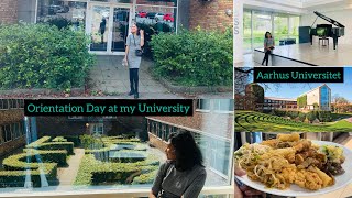 Orientation day vlog  Aarhus Universitet  My university tour [upl. by Nirat]