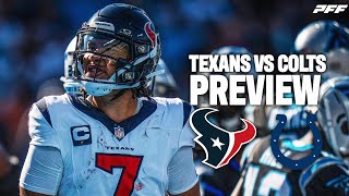 houston Texans vs Indianapolis Colts week 1 Preview  PFF [upl. by Initsed]