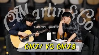 OM바디의 교과서 두 마틴 모델을 비교해 봤습니다  Martin OM28 vs OM21 [upl. by Eseyt]