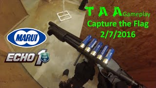 TAA Gameplay  Capture the Flag 272016 TM M870 Breacher amp Echo1 Timberwolf [upl. by Akila]