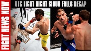 UFC Fight Night Sioux Falls Recap Lineker By KO Ferguson Wins a Wild One on Fight News Now [upl. by Damalas]