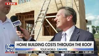 Fox Business Housing Cost BLSJ Past President John Chiusano Chiusano Homes [upl. by Eiramana]