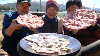 돼지 한마리당 300g 뿐이라는 가로막살갈매기살 Pork skirtmeat 요리amp먹방  Mukbang eating show [upl. by Annoet974]