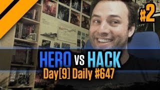 Day9 Daily 647  Hero vs Hack  WCS Ro16 P2 [upl. by Enyrehtac]