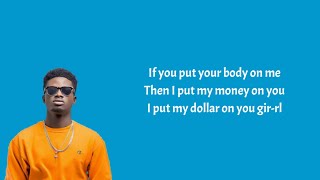 Kuami Eugene  Dollar On You Instrumental  Lyrics [upl. by Eiresed]