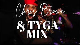 Chris Brown x Tyga Mix  Club Mix  RampB Hip Hop Rap Songs [upl. by Ronnie]