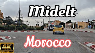 Driving Downtown Midelt Morocco🇲🇦 immersive video [upl. by Asilrak]