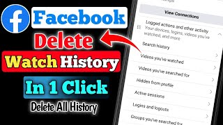 How To Delete Facebook Watched Videos History 2023  Delete All History On Facebook In 1 Click [upl. by Hana]