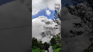 Indonesias Mount Merapi volcano spews ash in new eruption [upl. by Zrike]