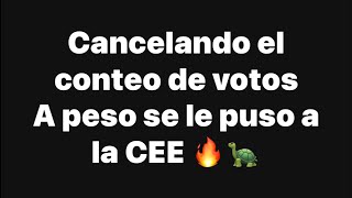 PNP y CEE cancelan conteo de votos Tranque por la “Papeleta Legislativa” 🔥✍🏽🐢🇵🇷 [upl. by Anavoj]