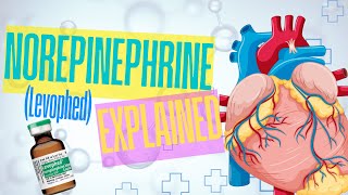 Norepinephrine Levophed Explained Key Uses and Dosing in Shock Management  Medication Minute [upl. by Fawnia]