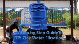 Abundant Waters Step by Step Guide to DIY Clay Water Filters Full How to Video [upl. by Meri987]