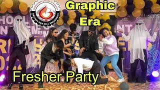 Graphic Era freshers party vlog graphicerahilluniversity freshers vloger birurwt9506 [upl. by Eilerua661]