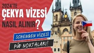 Çekya Vize Başvurusu Schengen Vizesi Püf Noktaları 2024 [upl. by Loella]