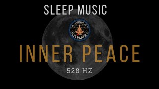 Inner Peace Sleep Music  Black Screen  528 Hz  Dark Screen  Sleep Aid  8 hour [upl. by Whit]