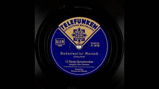 Badenweiler Marsch Banjo Version  12 BanjoSymphoniker Restored Audio [upl. by Ybanrab]