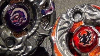 Beyblade ZeroG SYNCHROME BATTLE Saramanda Ifraid W145CF vs Pegasis Bahamdia SP230R2F [upl. by Noitsuj]