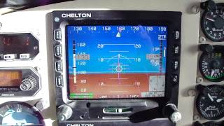 King Air with Chelton Flight Logic EFIS [upl. by Biggs]