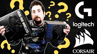 ✅Mejor auricular inalámbrico calidadprecio ➡️Logitech G733 vs Corsair HS80 [upl. by Ditmore]