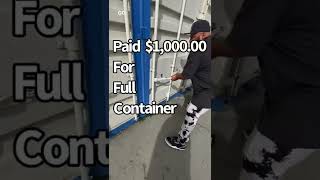 Paid 1000 for CONTAINER at ABANDONED STORAGE AUCTION shorts reels fyp storageauctionpirate [upl. by Cobb]