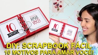 Álbum Scrapbook para o Dia dos Namorados [upl. by Benedicto]