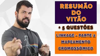 Resumão do Vitão  Genética  Linkage ou Genes Ligados  Taxa d Permutação e Mapeamento Cromossômico [upl. by Ttirb]