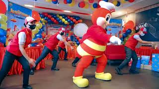 Ikos Jollibee Party  Jollibee Dance and Candle Blowing [upl. by Witte680]