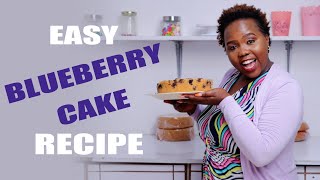 How To Bake A Blueberry Cake  Easy Recipe [upl. by Eusebio368]